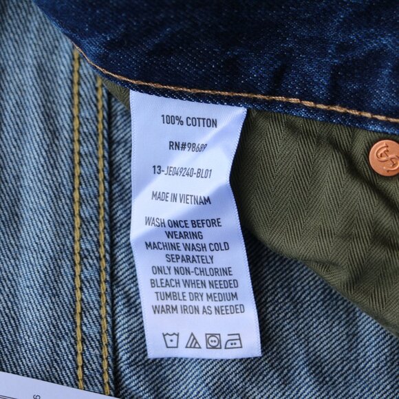 Todd Snyder Men's Straight Jeans - Dark Blue - Picture 6 of 8